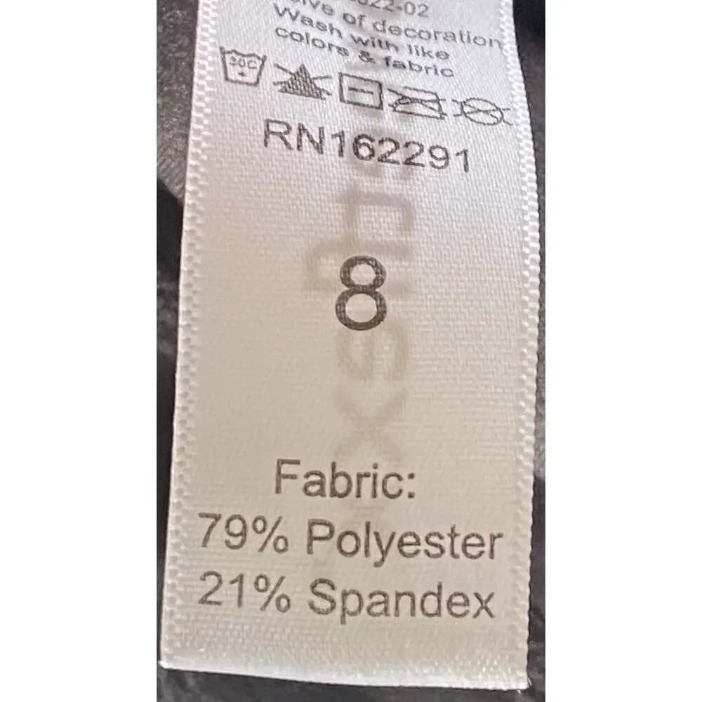 Sweetflexx Resistance Leggings W/ Pockets Womens 8 Black Workout ActiveWear NWOT